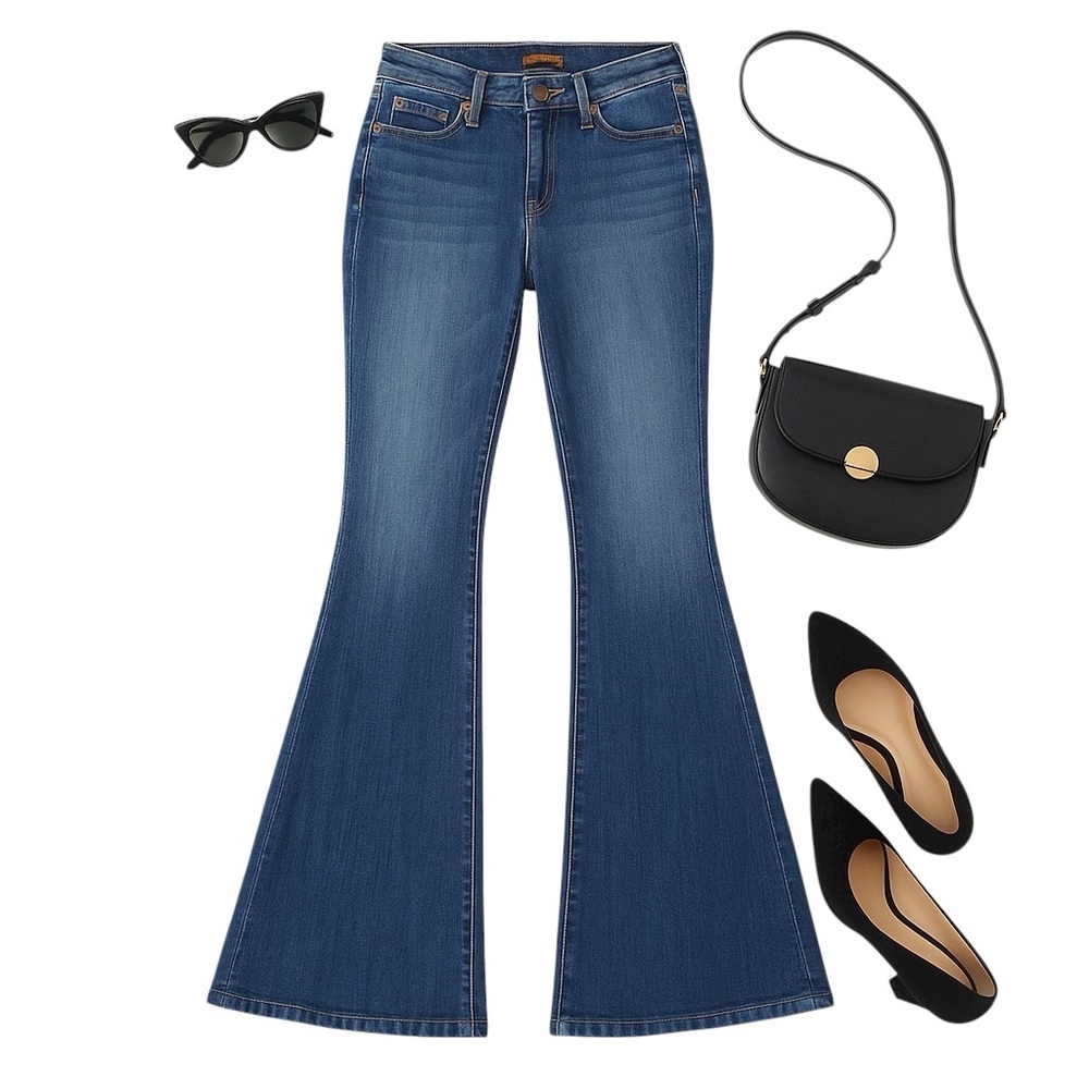 Joe’s Jeans “The Icon” High Waist Flare Jeans Women’s Size 26 Medium Blue Denim